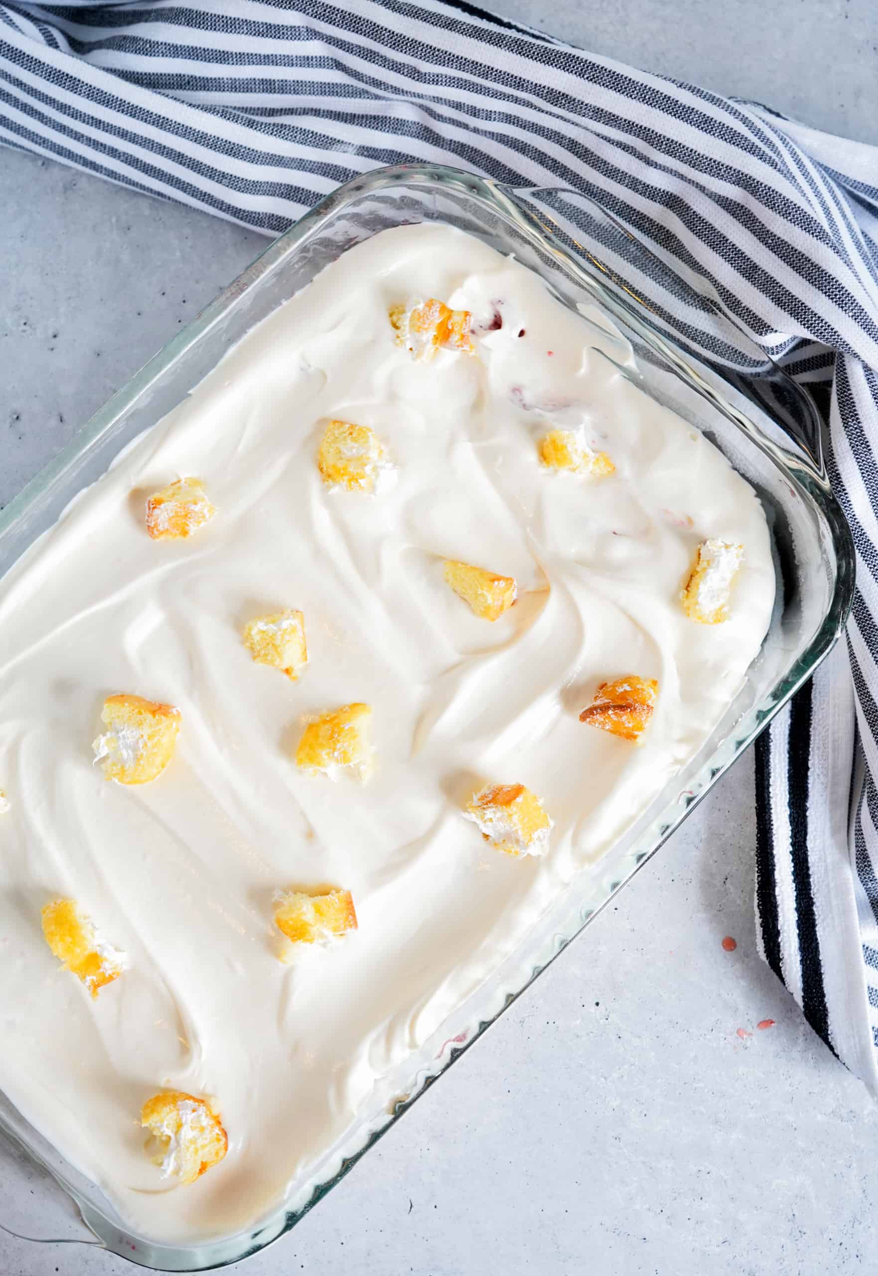 Overhead view of Twinkie Cake.