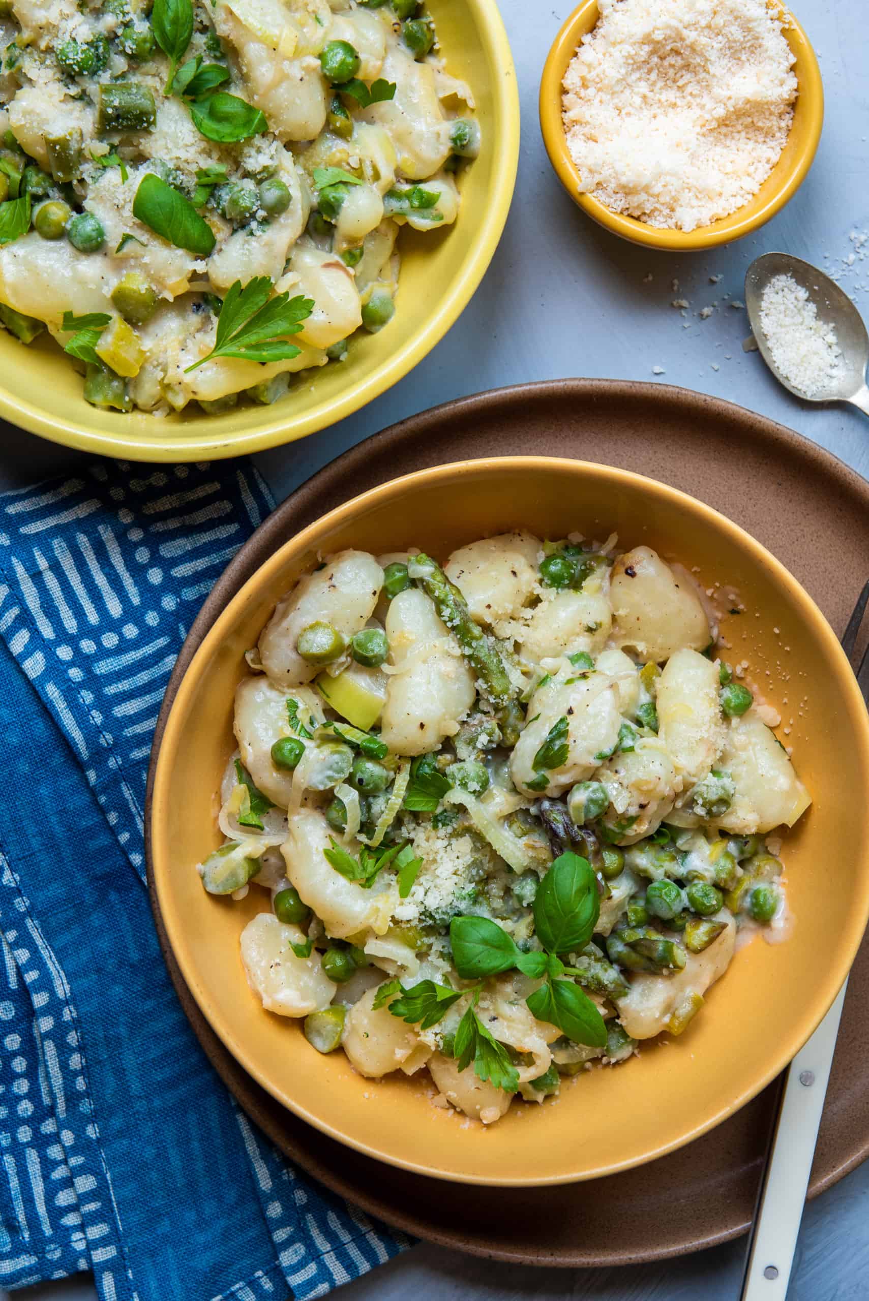 Vegetable Gnocchi with Cheese Sauce Marathons & Motivation