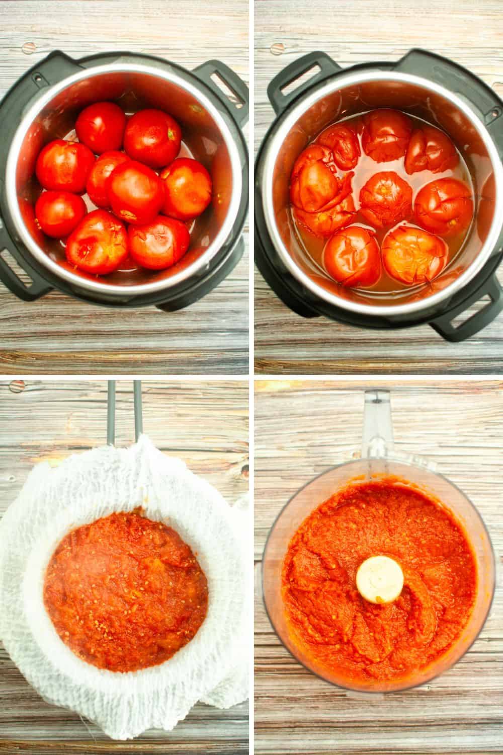 Three Ingredient Instant Pot Tomato Sauce Marathons & Motivation
