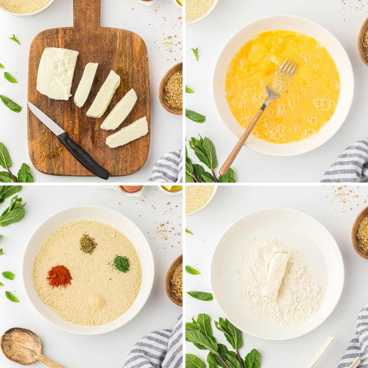 Halloumi Cheese Sticks in the Air Fryer Marathons & Motivation