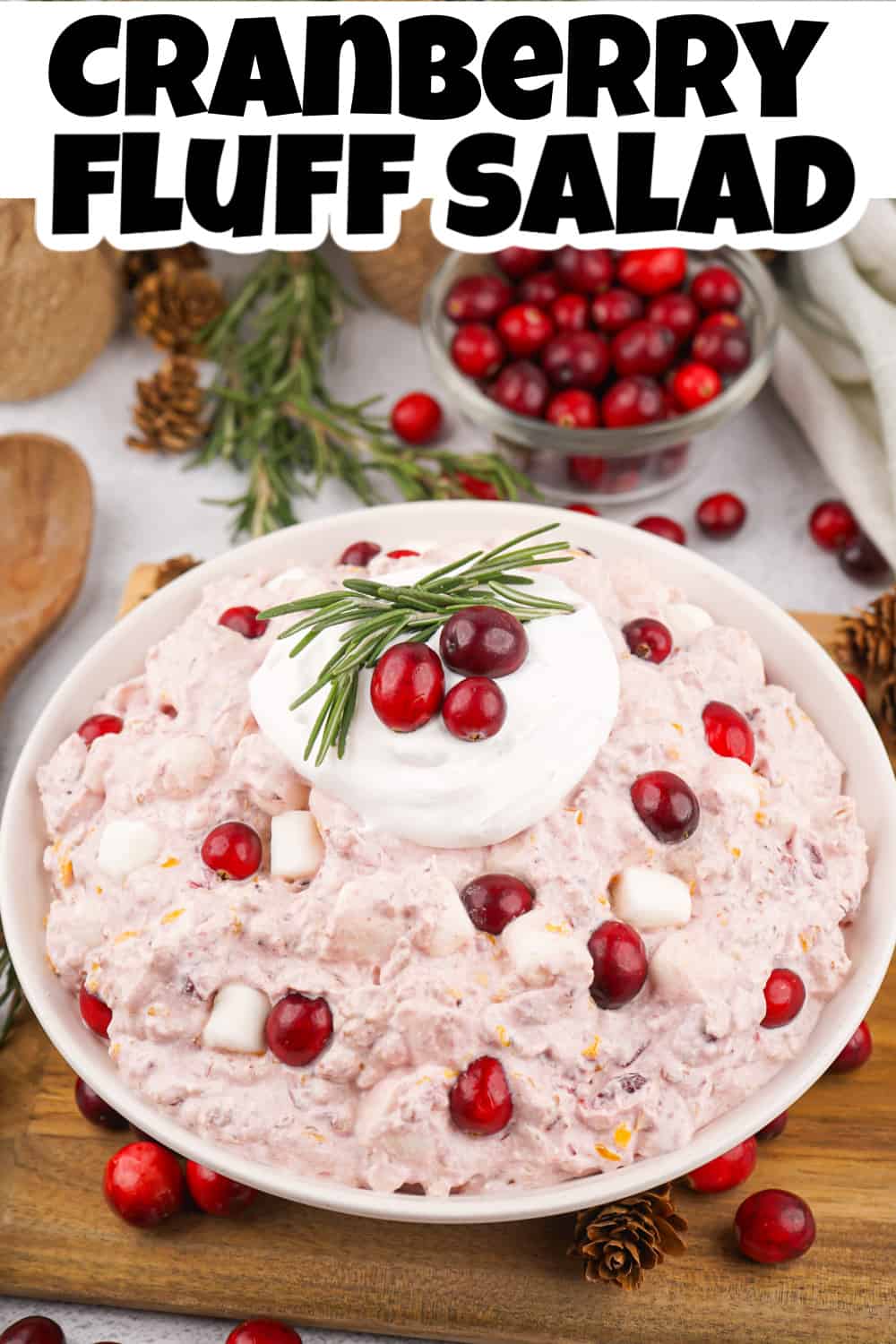 Cranberry Fluff Salad Pin.