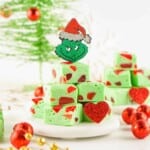 Grinch Christmas Fudge.