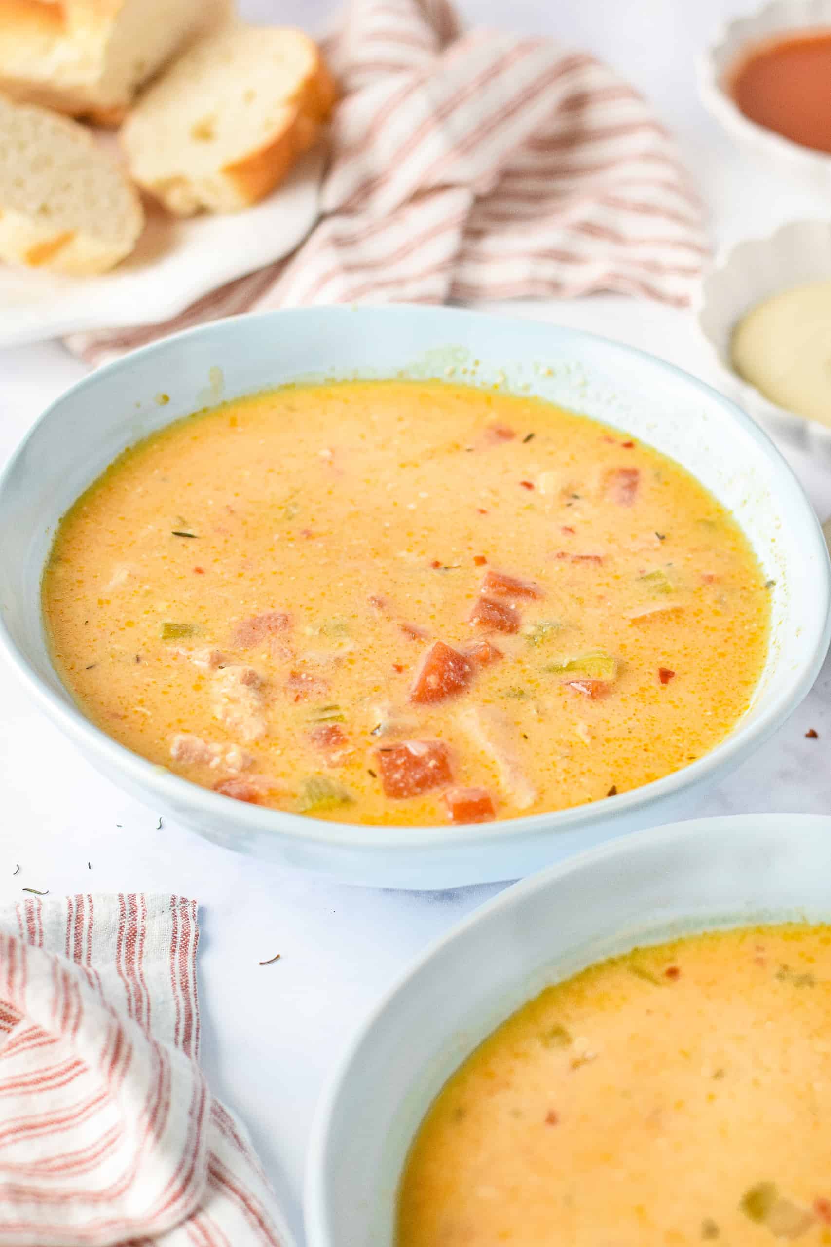 2 bowls of Buffalo Chicken Soup.