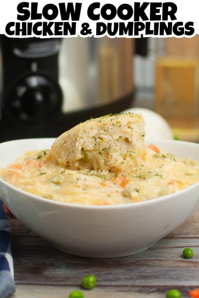 Slow Cooker Chicken and Dumplings Pin.