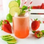 Strawberry Agua Fresca.