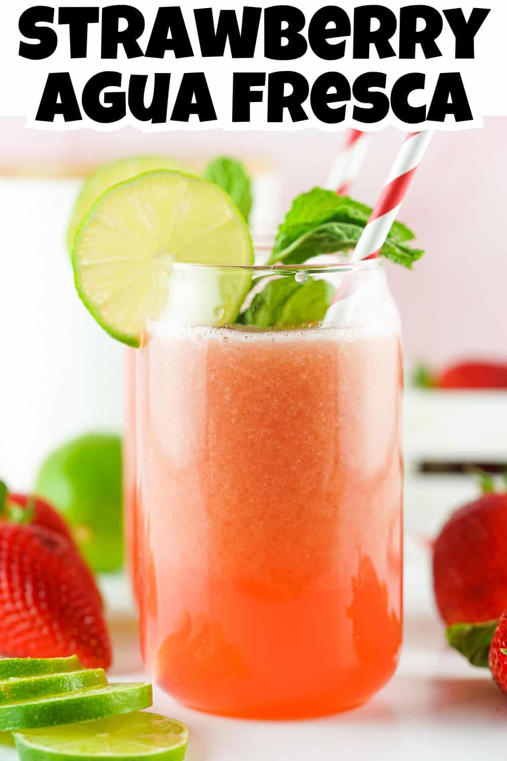 Strawberry Agua Fresca Pin.