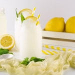 Homemade Lemon Slushies.