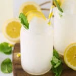 slushie made with lemonade