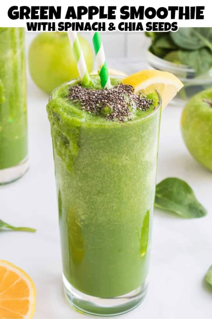 Green Apple Smoothie Pin.