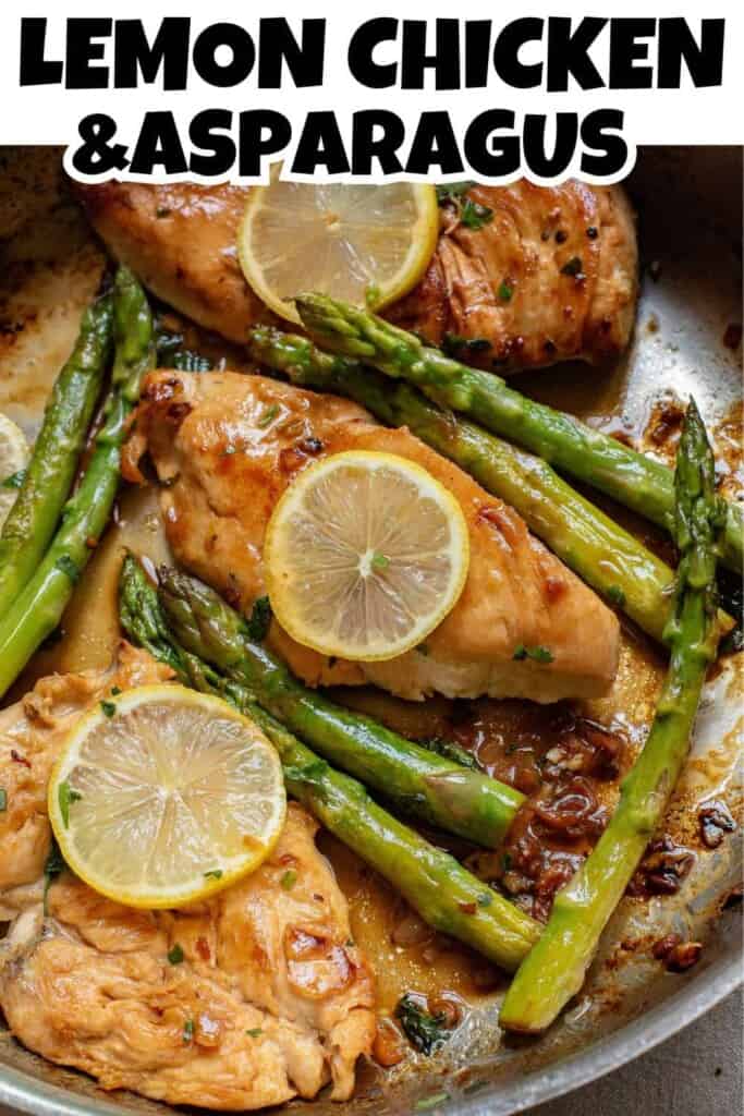Lemon Chicken Asparagus Pin.
