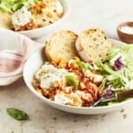 Slow Cooker Rigatoni with Herb Butter.
