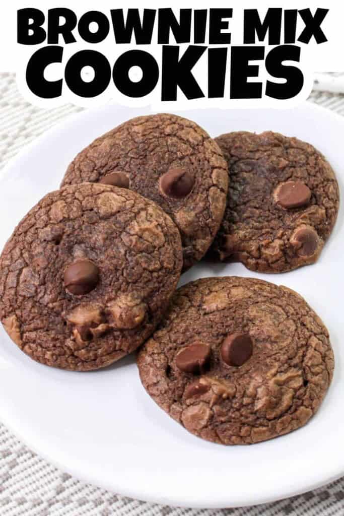 Brownie Mix Cookies Pin.