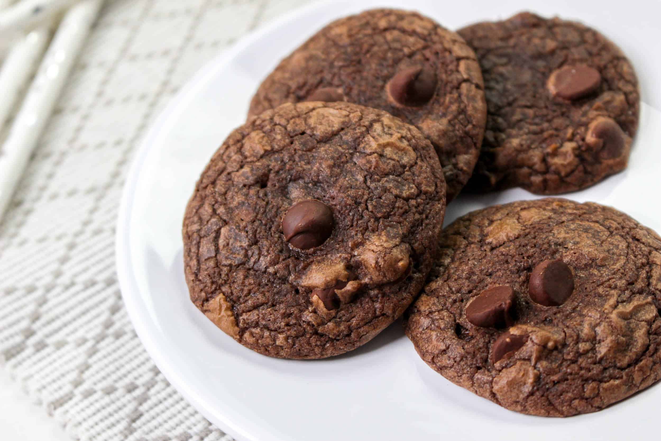 Brownie Mix Chocolate Chip Cookies.