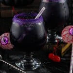 Purple Halloween Cocktail.