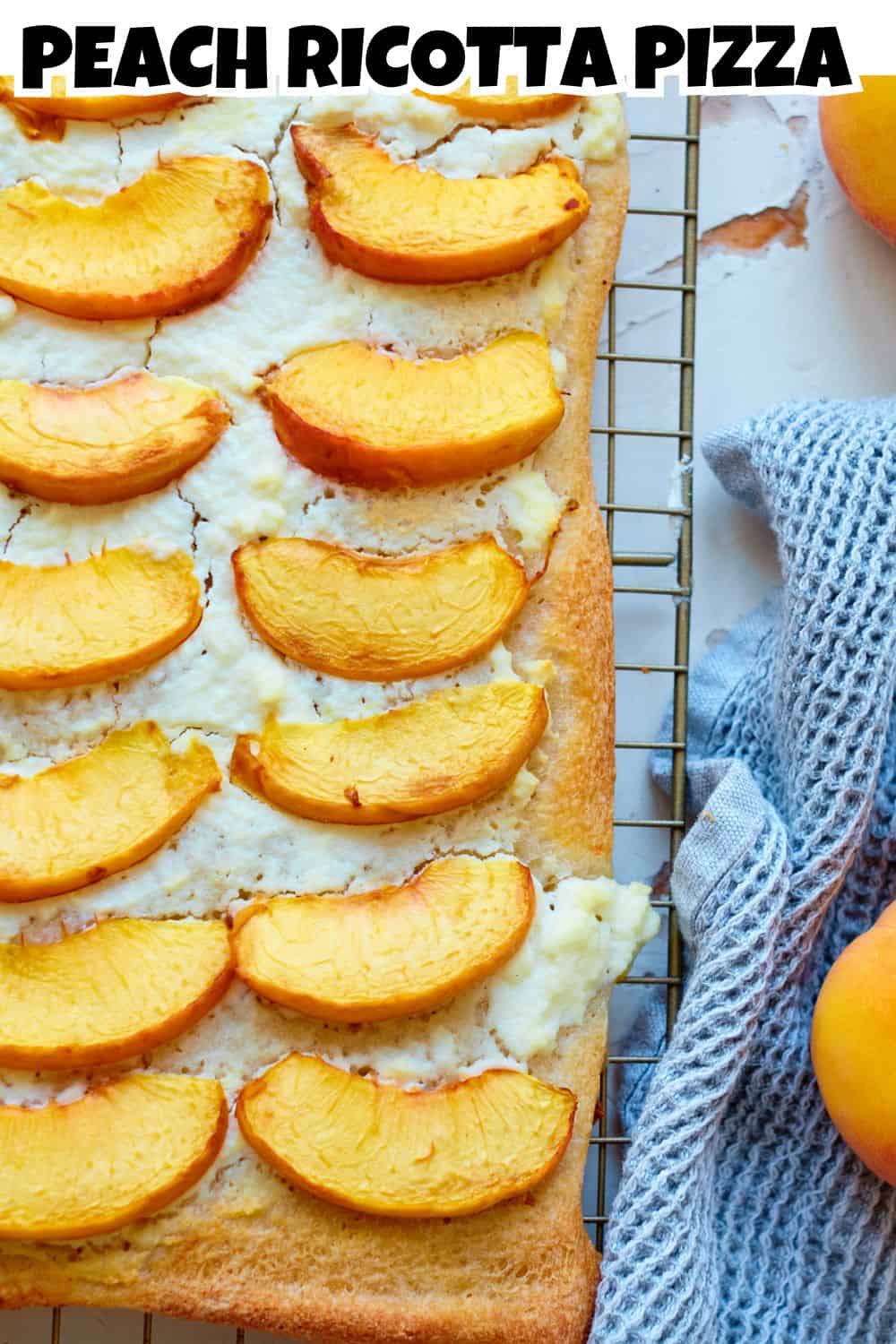 Peach Ricotta Pizza Pin.
