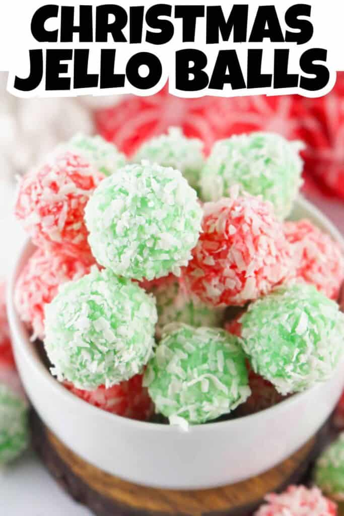 Christmas Jello Balls Pin.