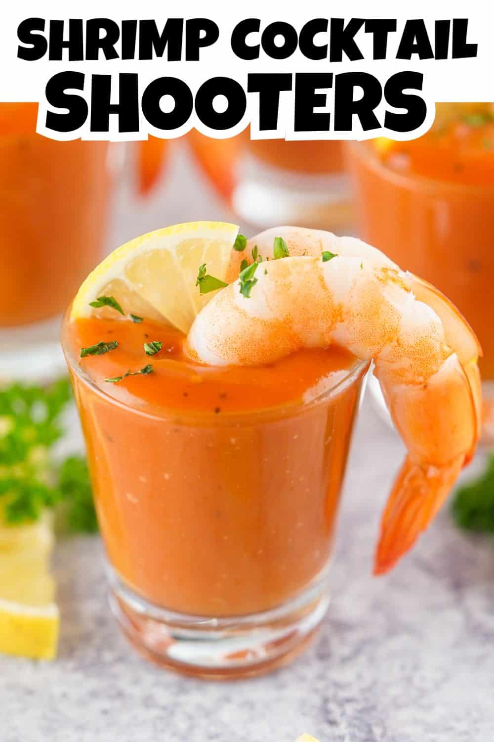 Shrimp Cocktail Shooters Pin.