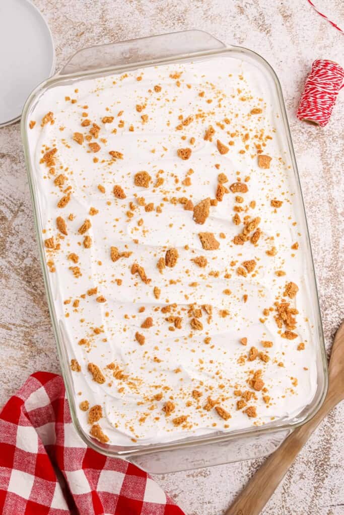 Overhead view of Gingerbread Lush.