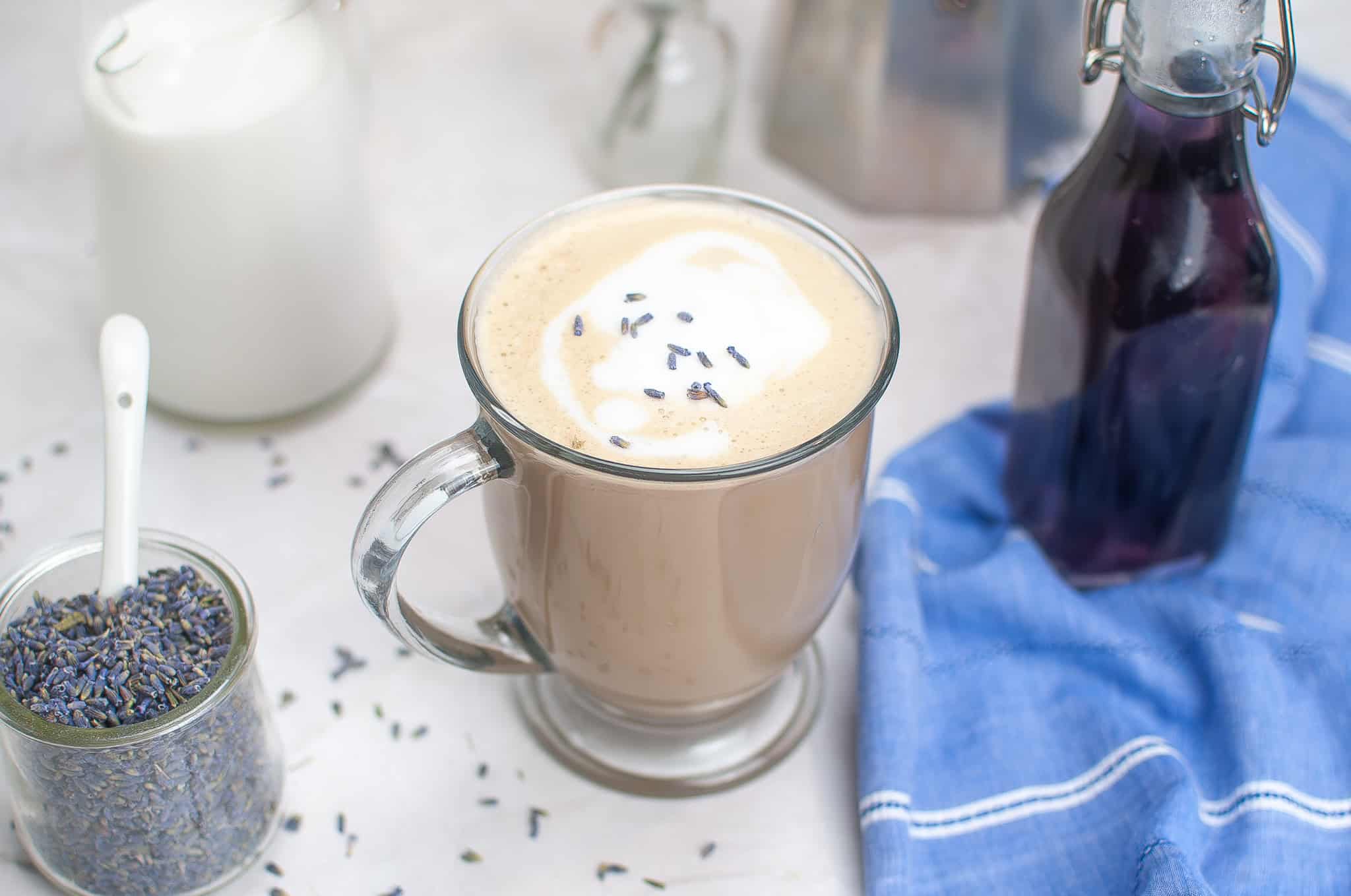 Copycat Starbucks Lavender Latte.