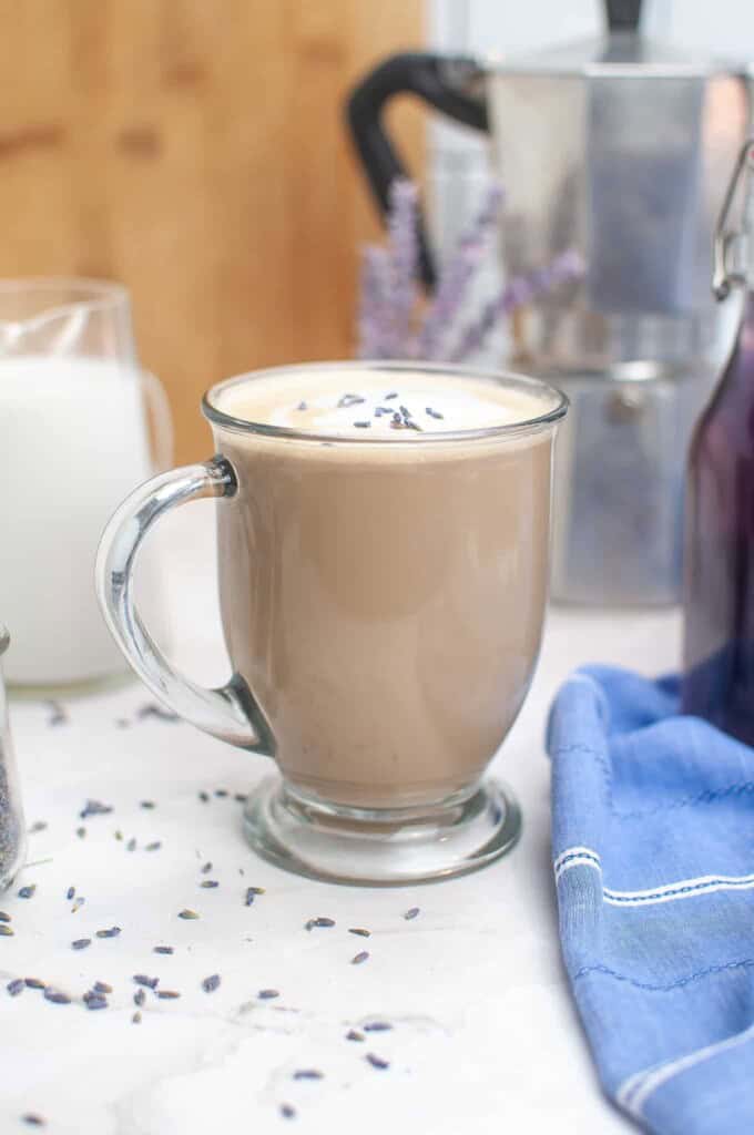 Copycat Starbucks Lavender Latte.