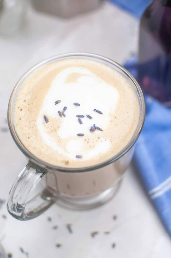 Lavender latte.