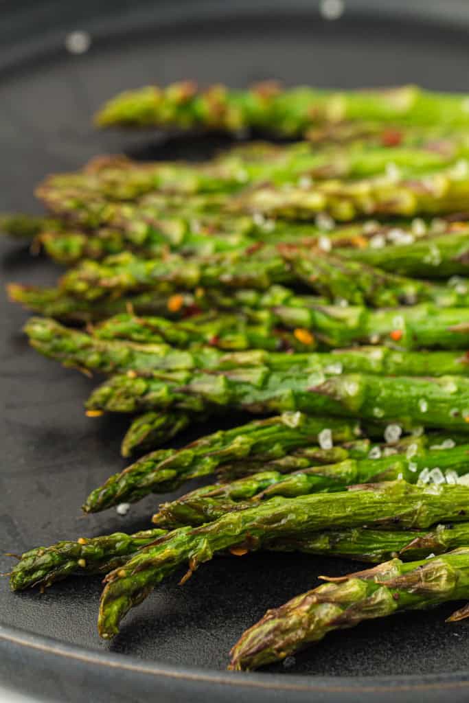 closeup of asparagus.