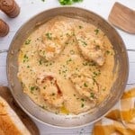 Ranch Mushroom Pork Chops in a skillet.