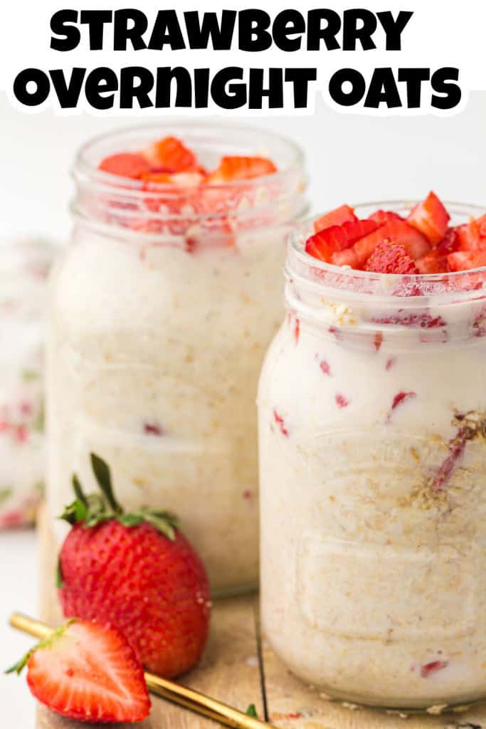 Strawberry Overnight Oats Pin.