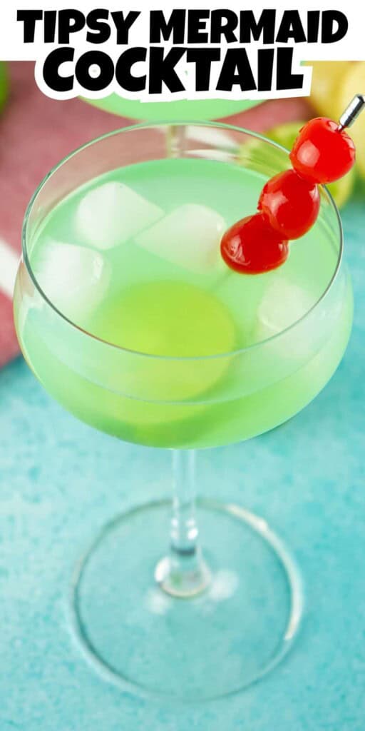 Tipsy Mermaid Cocktail Pin.