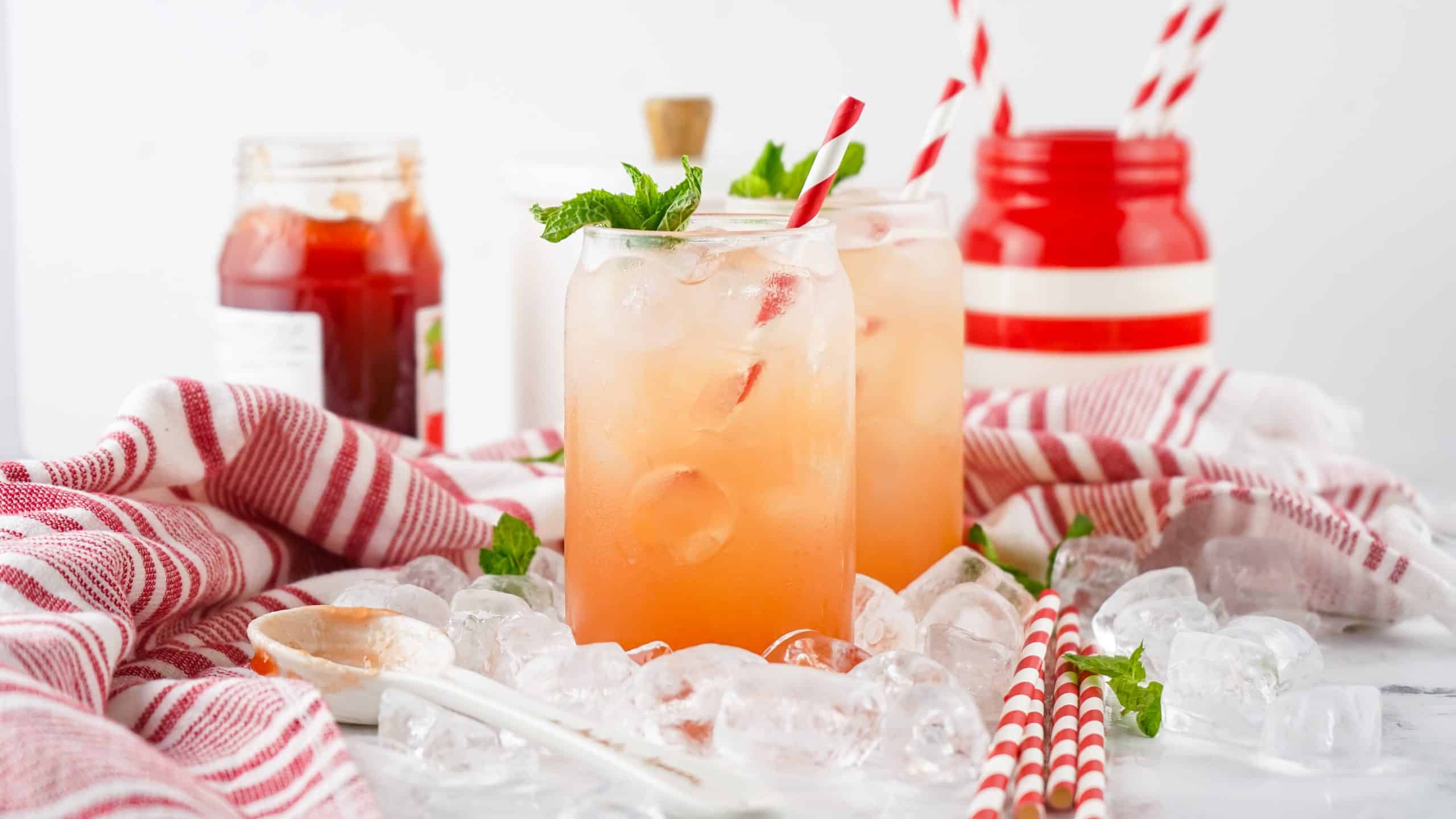 Head-on view of Strawberry Jam Seltzer.