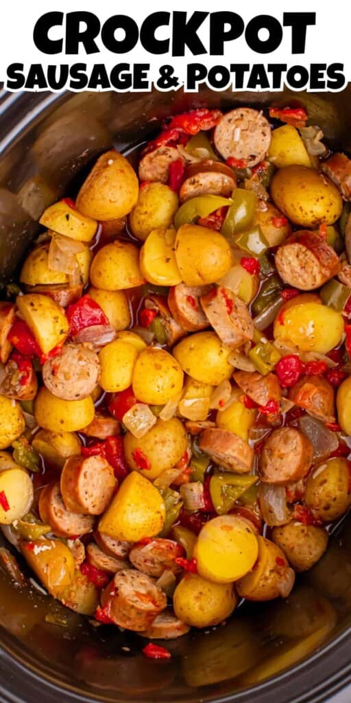 Crockpot Sausage and Potatoes Pin.