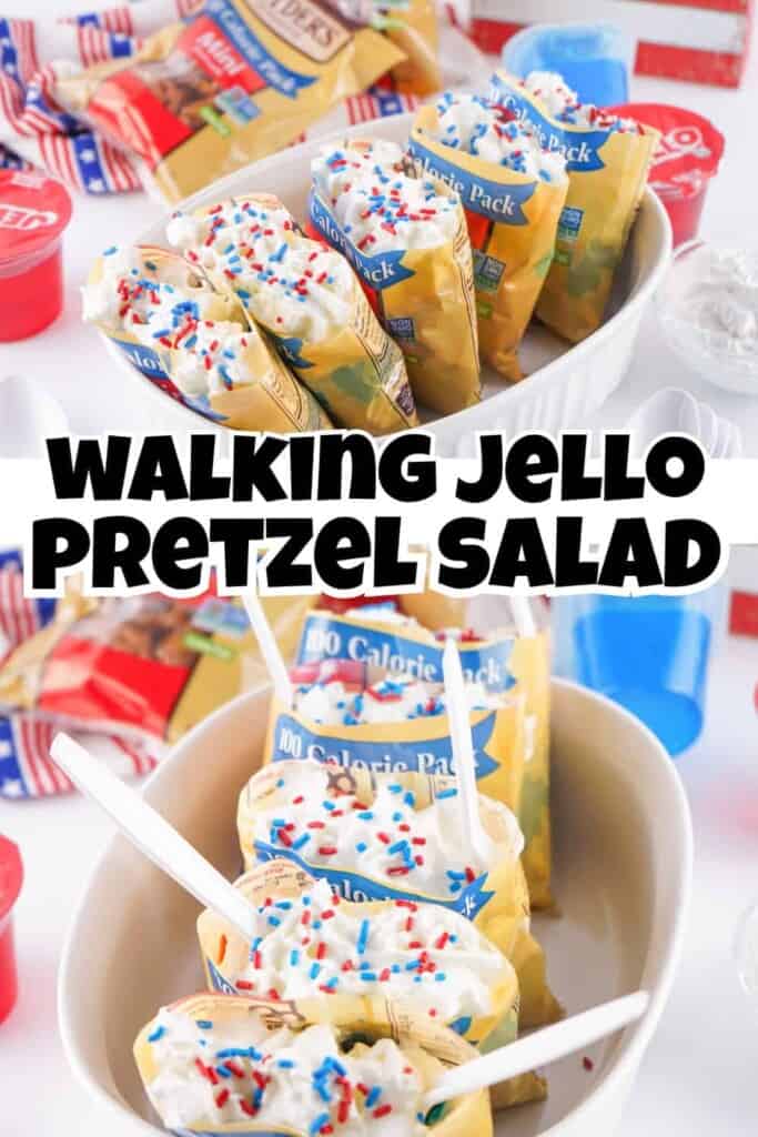 Walking Jello Pretzel Salad Pin.