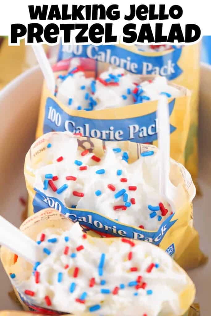 Patriotic Walking Jello Salad Pin.