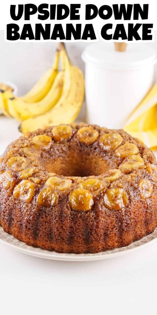 Banana Upside Down Cake Recipe