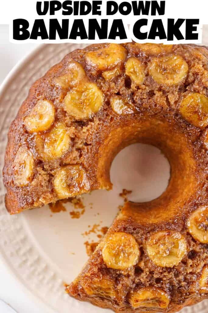 Banana Upside Down Cake Recipe