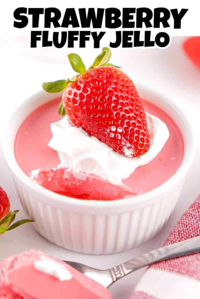 Strawberry Fluffy Jello Pin.