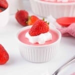 Fluffy Strawberry Jello.