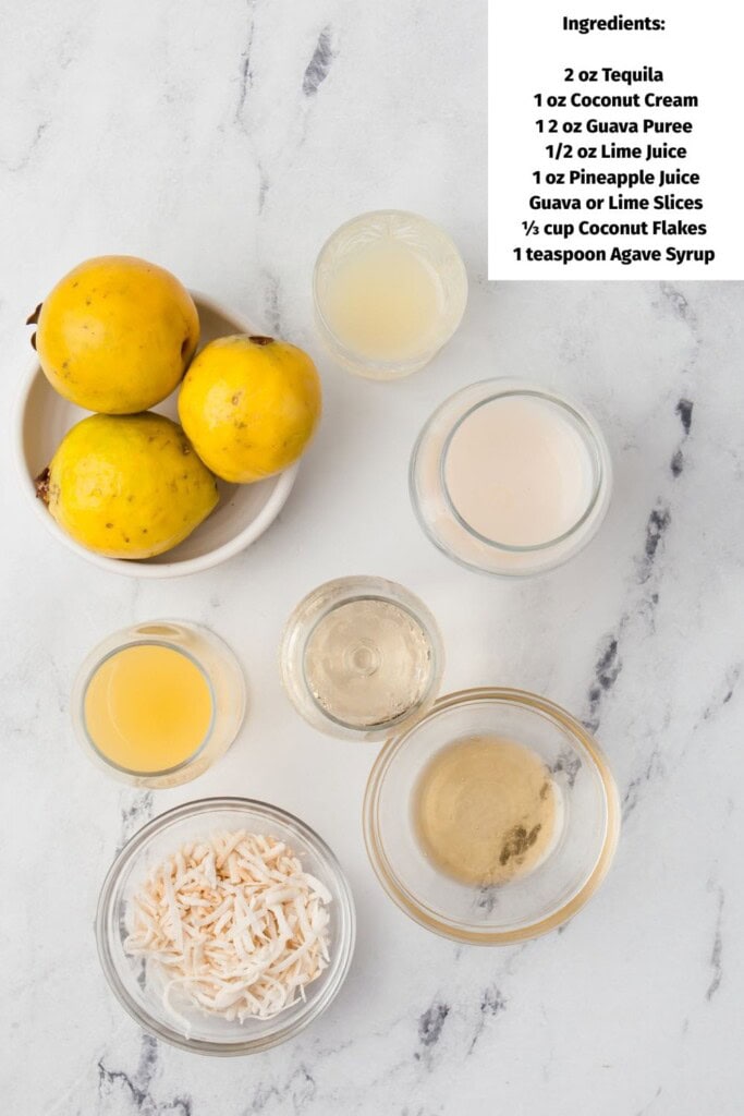 Overhead view of Guava with Margarita Ingre