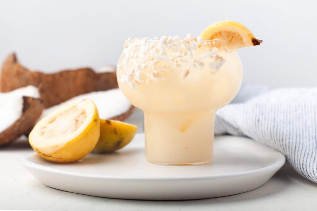 Coconut Margarita with Guava.