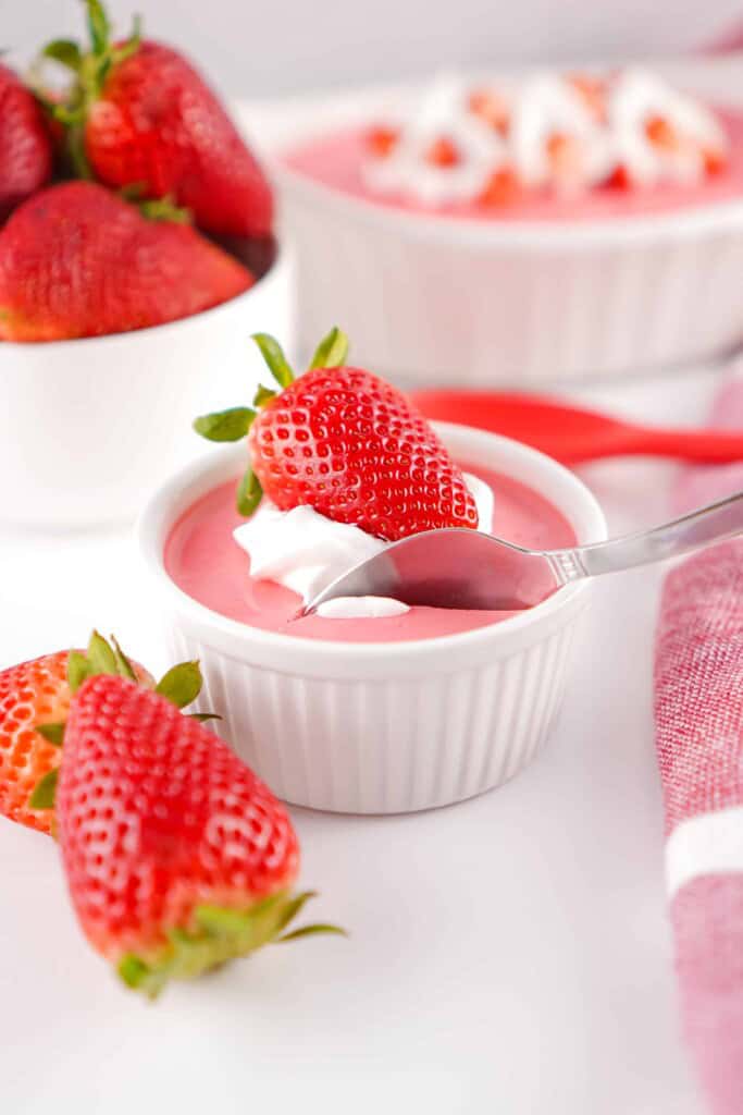 TikTok Fluffy Strawberry Jello.