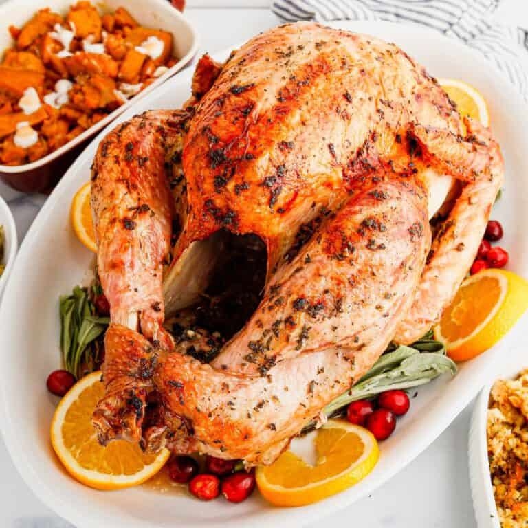 turkey herb butter turkey.