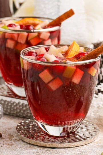 2 cups of Thanksgiving Punch.