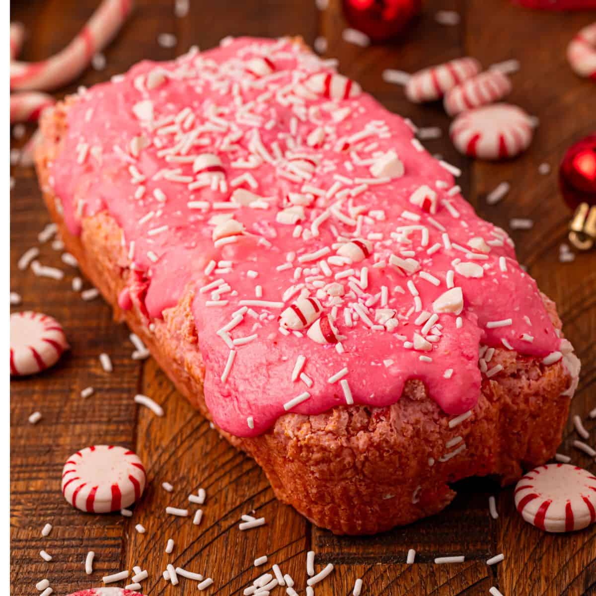 Christmas ice cream bread.