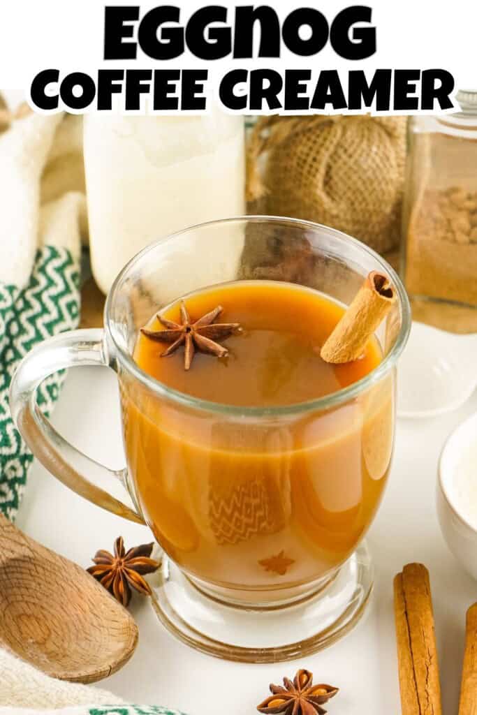Eggnog Coffee Creamer Pin.
