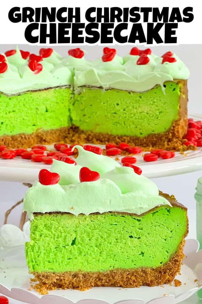 Christmas Grinch Cheesecake Pin.