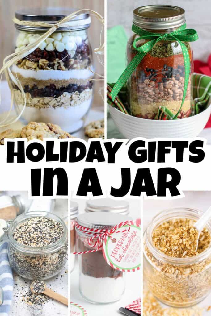 Holiday Gifts in a Jar Pin.