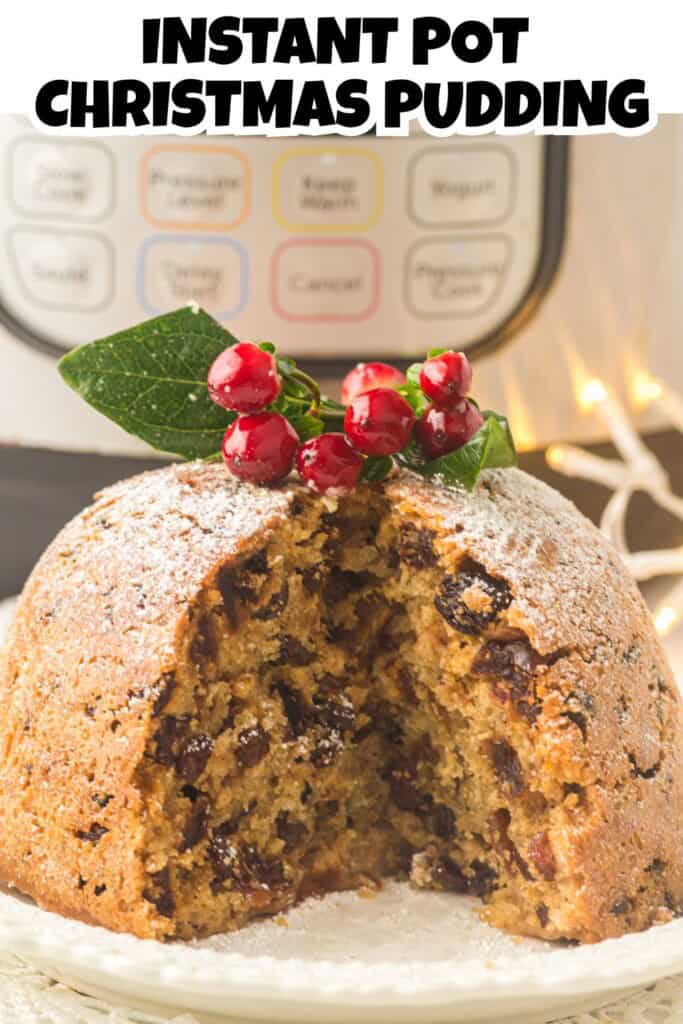 Instant Pot Christmas Pudding Pin.