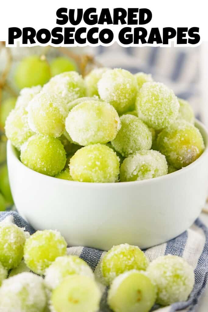 Sugared Prosecco Grapes Pin.