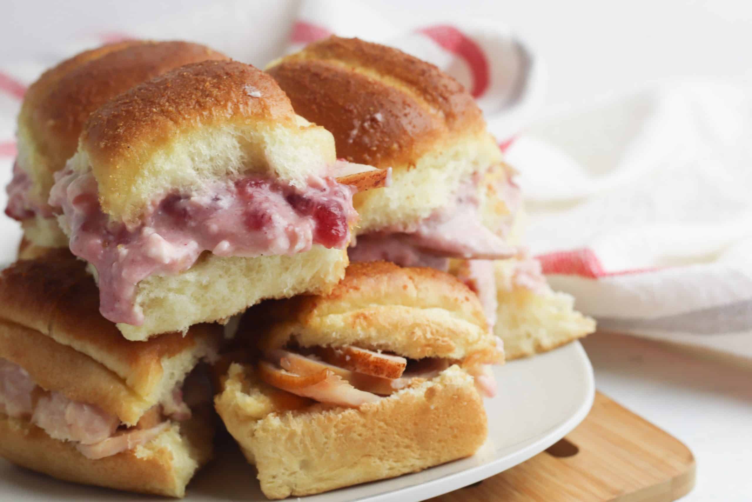 Hawaiian turkey sliders.