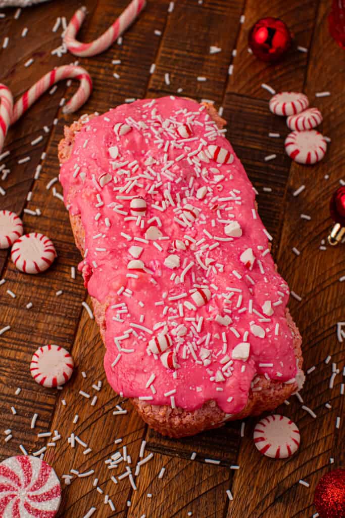 holiday ice cream cake bread